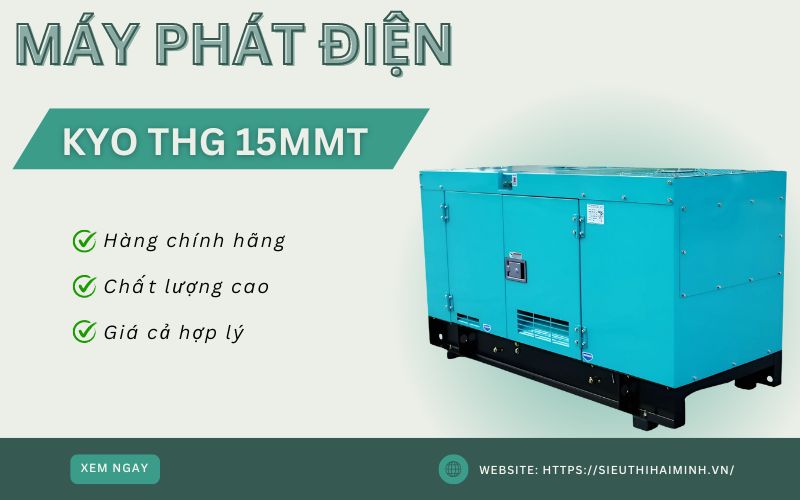 Máy phát điện Kyo động cơ Mitsubishi THG 15MMT