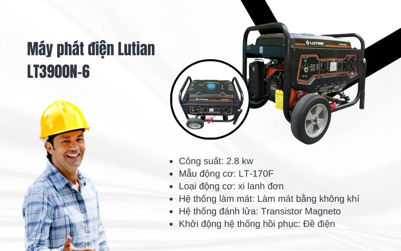 Máy phát điện Lutian LT3900N-6