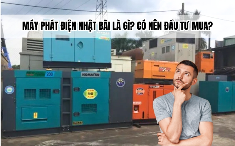 Máy phát điện Nhật bãi là gì. Có nên đầu tư mua