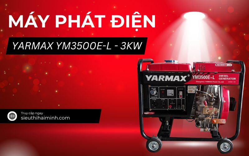 Máy phát điện Yarmax YM3500E-L - 3kw
