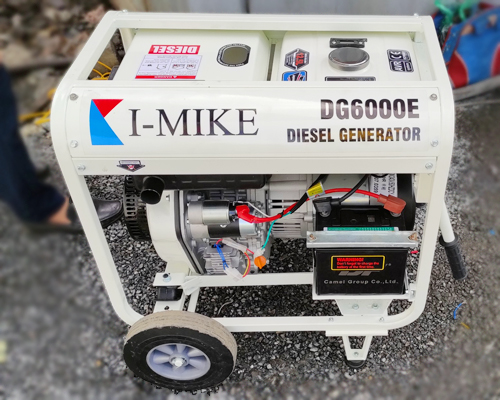 Máy phát điện chạy dầu Diesel I-MIKE DG 6000E 