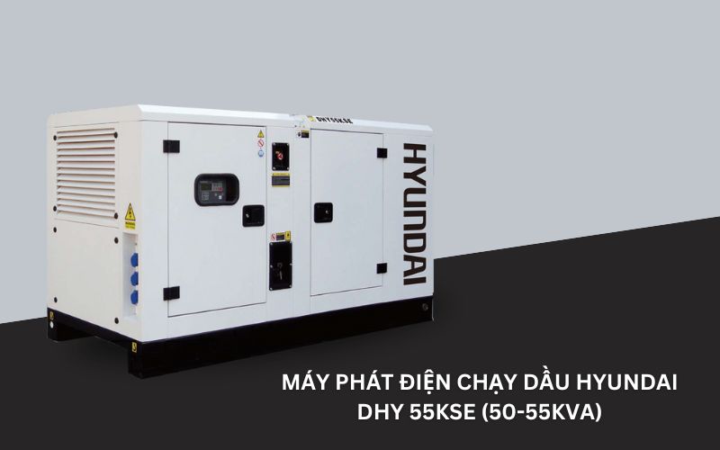 Máy phát điện chạy dầu Hyundai DHY 55KSE (50-55KVA)