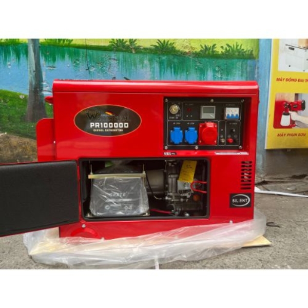 Máy phát điện chạy dầu PR10000D New