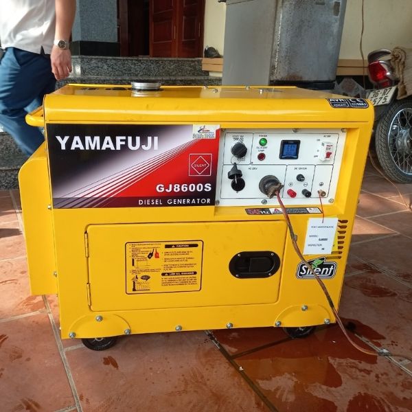 Photo - Máy phát điện chạy dầu Yamafuji GJ8600S (6.5-7Kw)