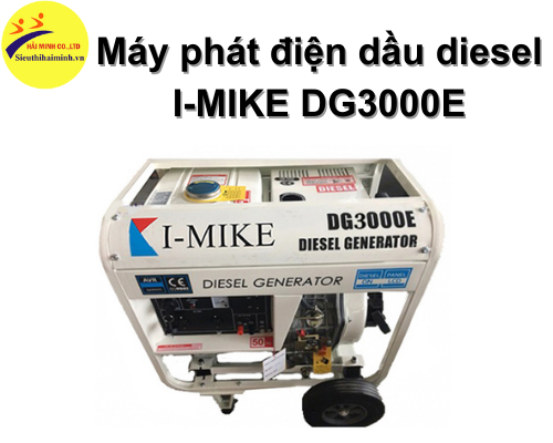 Máy phát điện chạy dầu diesel I-MIKE DG3000E