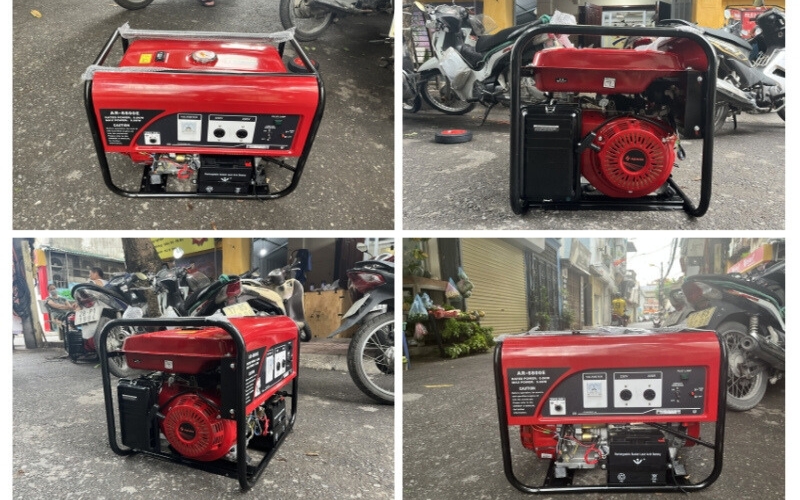 Máy phát điện chạy xăng AR-6800E NEW