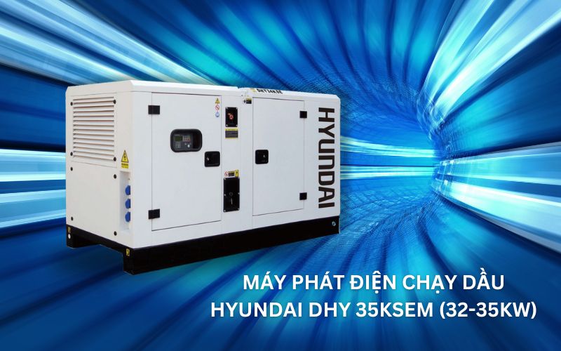 Máy phát điện chạy dầu Hyundai DHY 35KSEm (32-35KW)