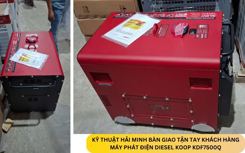 Máy phát điện diesel KOOP KDF7500Q