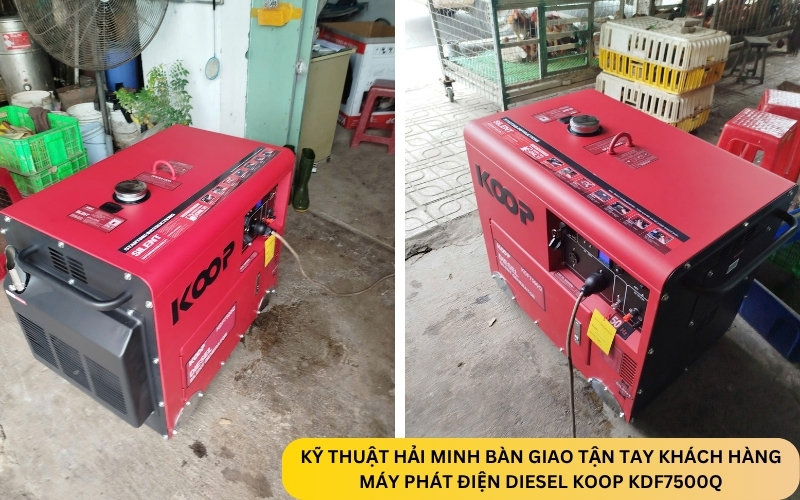 Máy phát điện diesel KOOP KDF7500Q