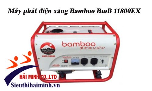 Máy phát điện xăng Bamboo BmB 11800EX chính hãng