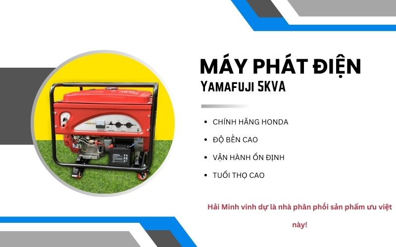 Máy phát điện xăng YAMAFUJI 5KVA