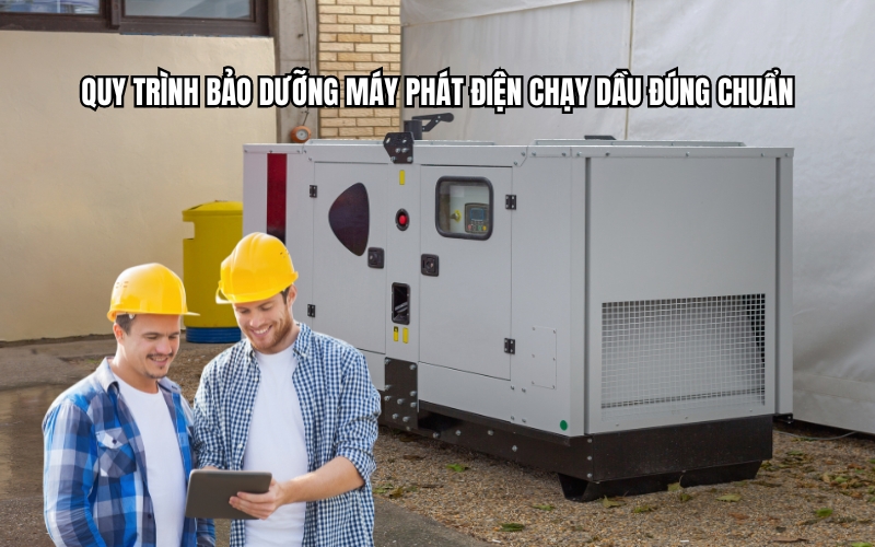Quy Trình Bảo Dưỡng Máy Phát Điện Chạy Dầu Đúng Chuẩn