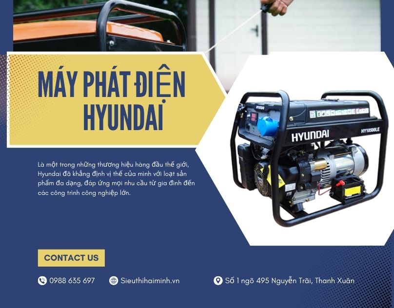 Review Chi Tiết Máy Phát Điện Hyundai, Nên Đầu Tư Không?