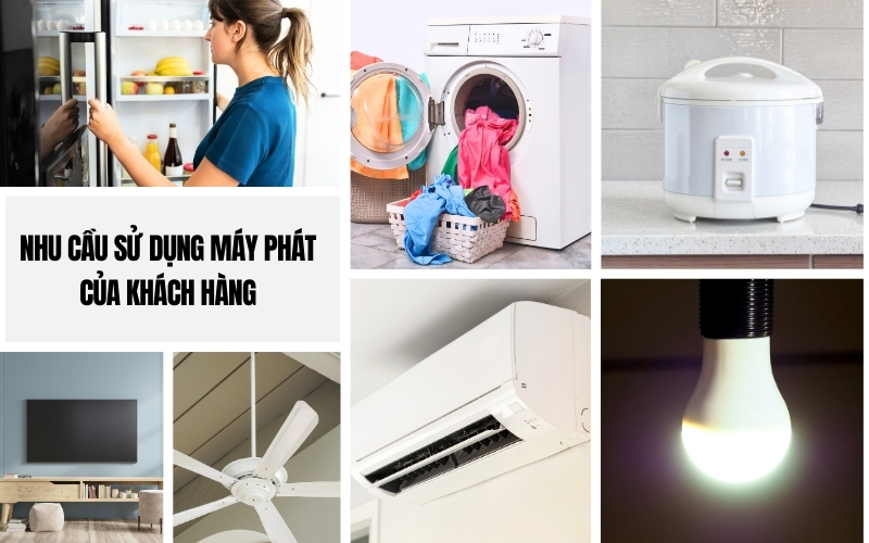 Sơ lược về nhu cầu sử dụng máy phát điện của Khách Hàng