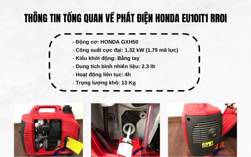 Thông tin tổng quan về phát điện Honda EU10IT1 RR0i