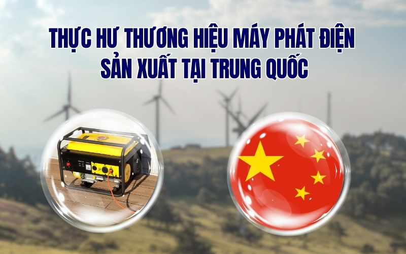 Thực Hư Thương Hiệu Máy Phát Điện Sản Xuất Tại Trung Quốc