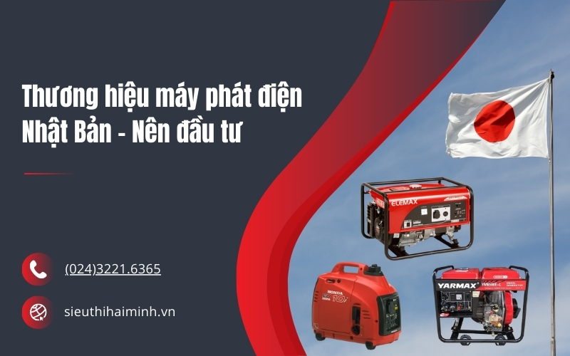 Thương hiệu máy phát điện Nhật Bản - Nên đầu tư