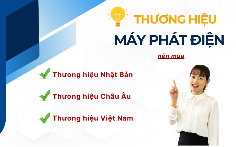 thương hiệu máy phát điện nên mua