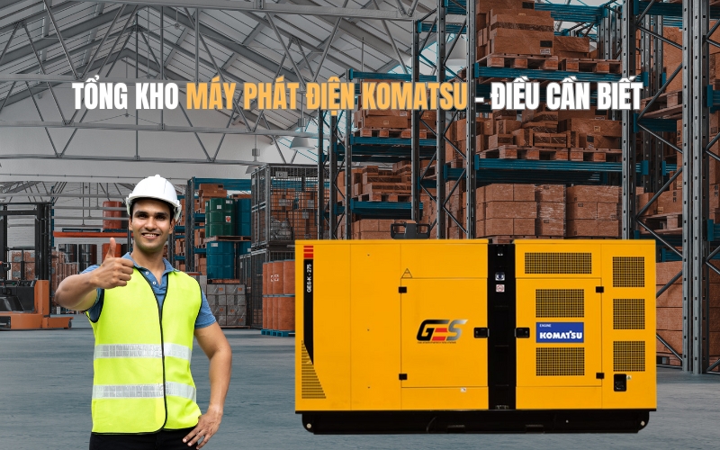 Tổng Kho Máy Phát Điện Komatsu – Điều Cần Biết