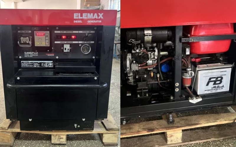 Tổng quan máy phát điện chạy dầu elemax SHT15D