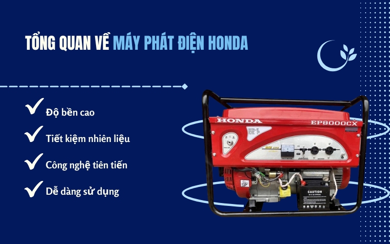 Tổng quan về máy phát điện Honda
