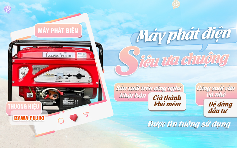 Tổng quan về máy phát điện thương hiệu IZAWA FUJIKI