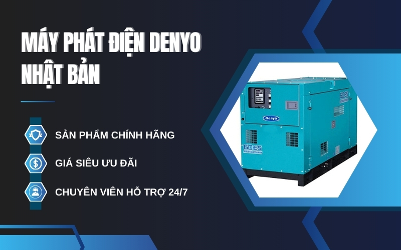 Tổng quan về thương hiệu phát điện Denyo