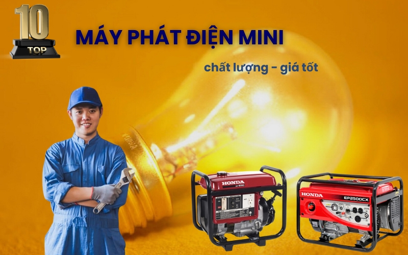 Top 10 Máy Phát Điện Mini Chất Lượng Giá Tốt Hiện Nay