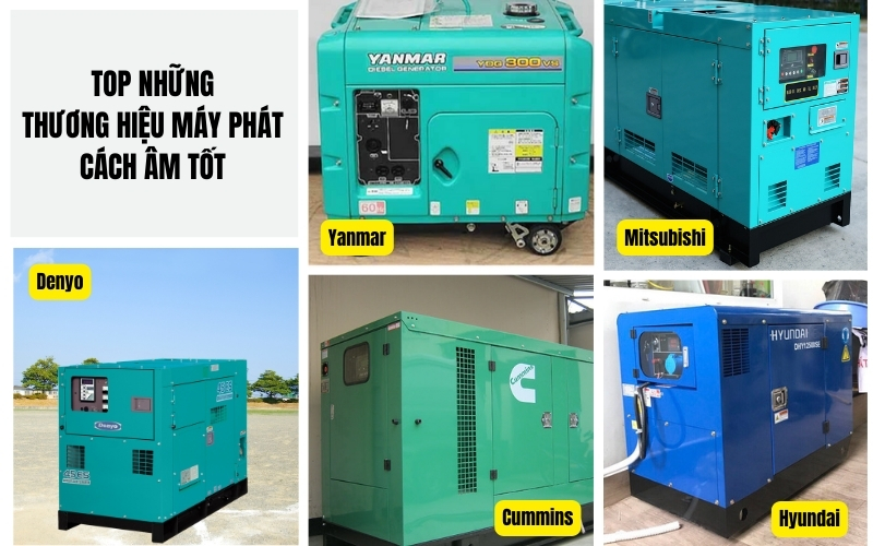 Top những thương hiệu máy phát điện cách âm tốt