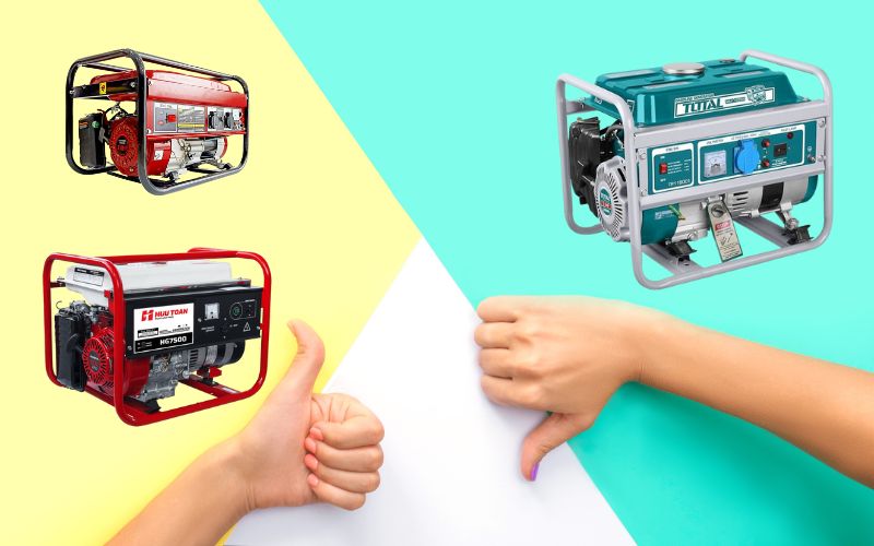 Ưu điểm và nhược điểm máy phát điện 1 pha