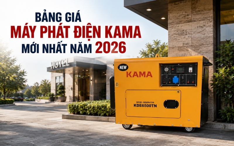 Bảng giá máy phát điện Kama mới nhất năm 2026