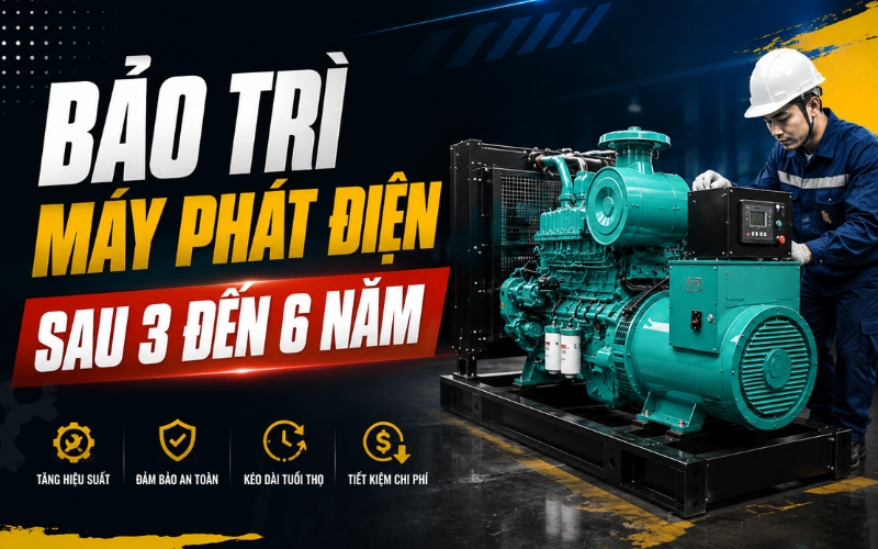 Quy Trình Bảo Trì Máy Phát Điện Công Nghiệp