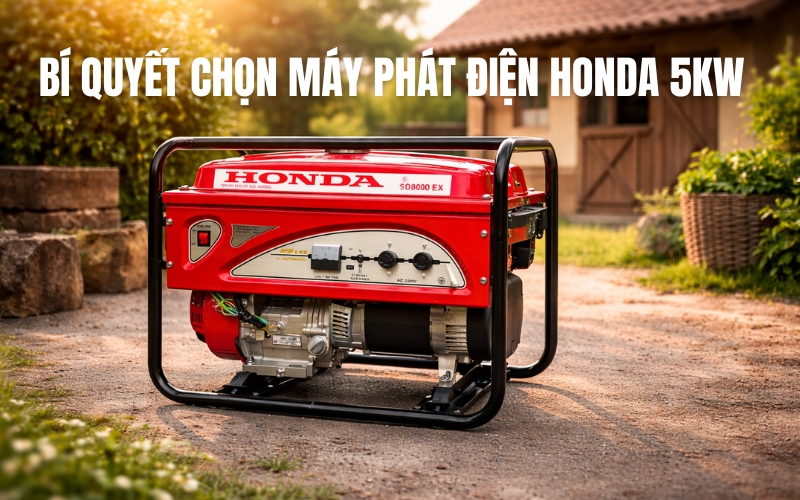 Bí Quyết Chọn Máy Phát Điện Honda 5kw