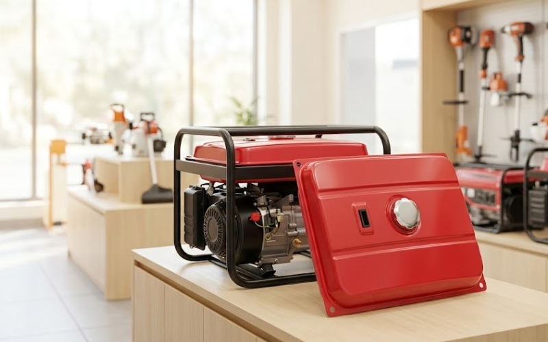 Bình xăng con máy phát điện