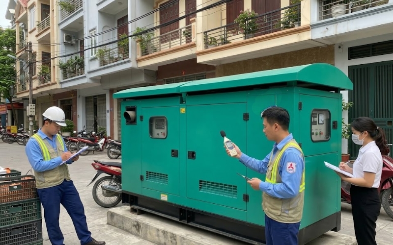 Các ảnh hưởng của tiếng ồn máy phát điện