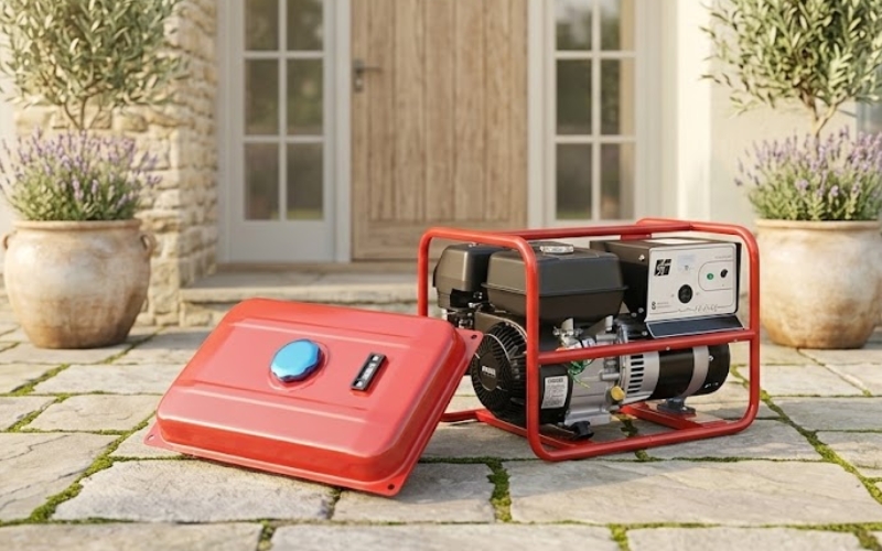 Cấu tạo và nguyên lý máy phát điện chạy xăng