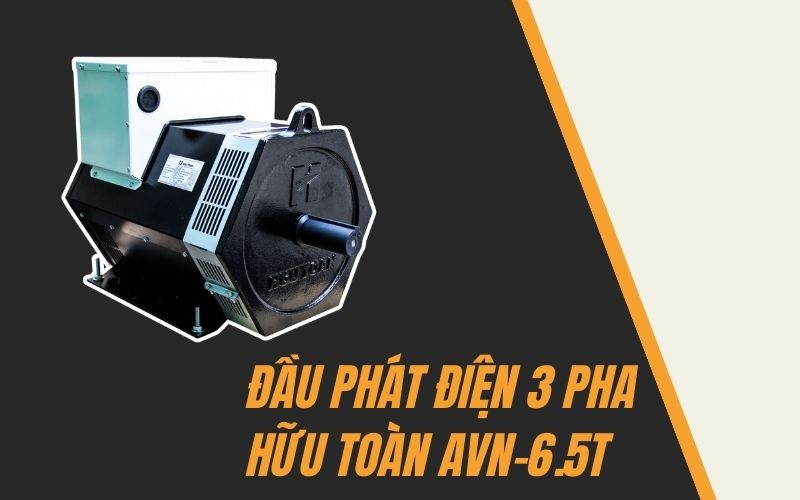 đầu phát điện 3 pha  Hữu Toàn AVN-6.5T