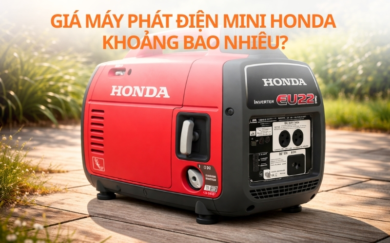 Giá Máy Phát Điện Mini Honda Khoảng Bao Nhiêu?