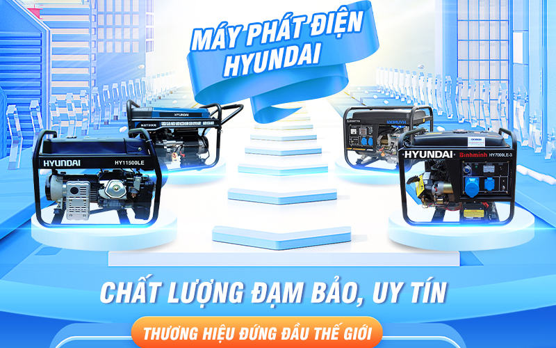 Tìm hiểu máy phát điện Hyundai