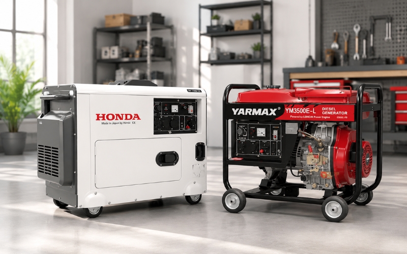 Gợi ý máy phát điện 3kW phổ biến hiện nay