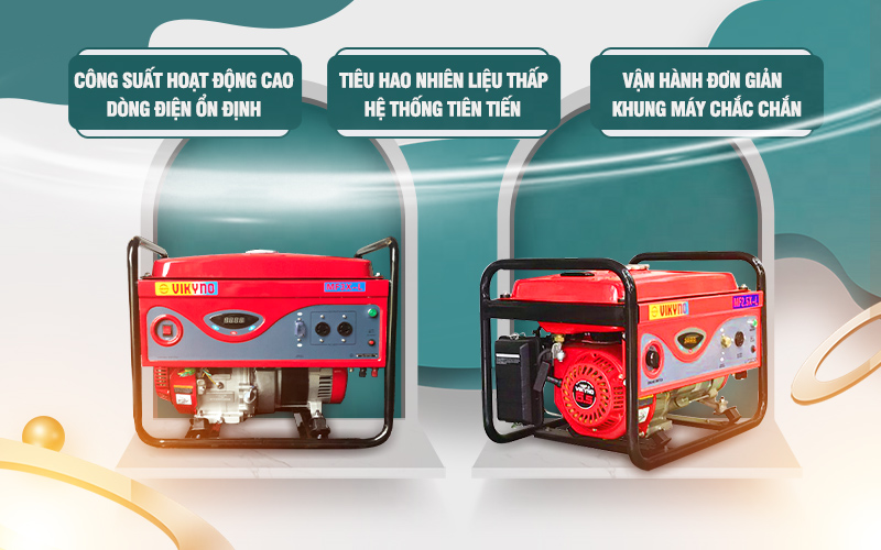 Máy phát điện Vikyno có gì khác biệt