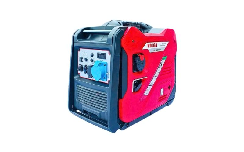 Máy phát điện chạy xăng inverter VOLGA AU-6250iS-E cách âm, có đề