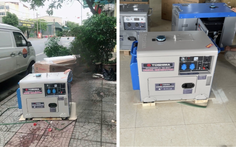 máy phát điện chạy dầu Toshima T6500DE