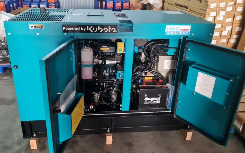 Thiết kê máy phát điện cho xe container Kubota EXT25KFE2