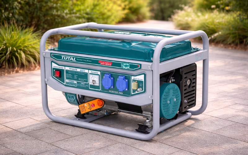 Máy phát điện mini Total TP18001 chạy xăng
