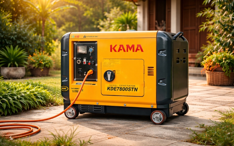 Máy phát điện siêu cách âm Kama KDE- 7800STN (5.6kw)