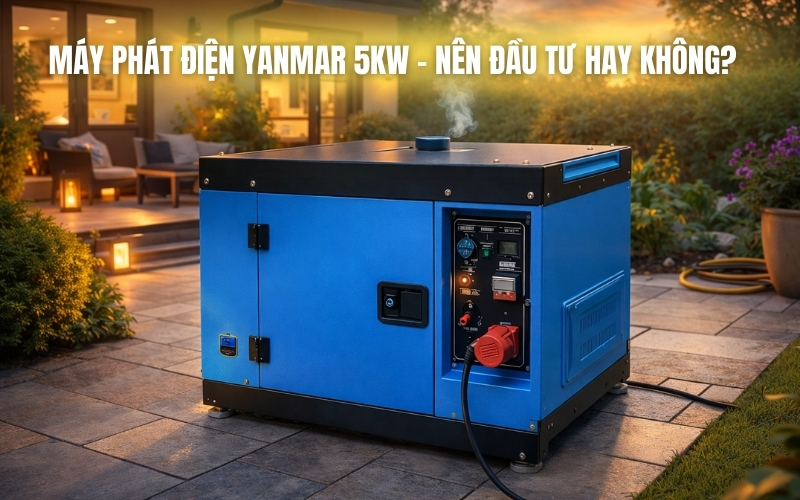 Máy Phát Điện Yanmar 5kw - Nên Đầu Tư