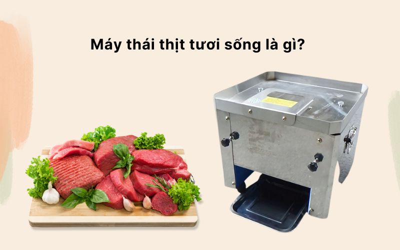  Máy thái thịt tươi sống là gì?