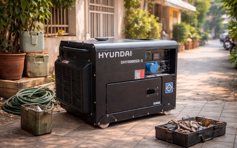 máy phát điện Hyundai