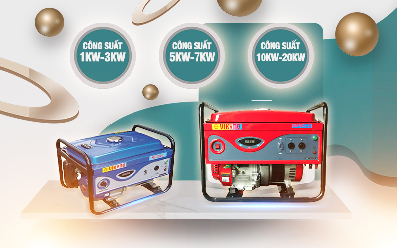 Phân loại máy phát điện vikyno